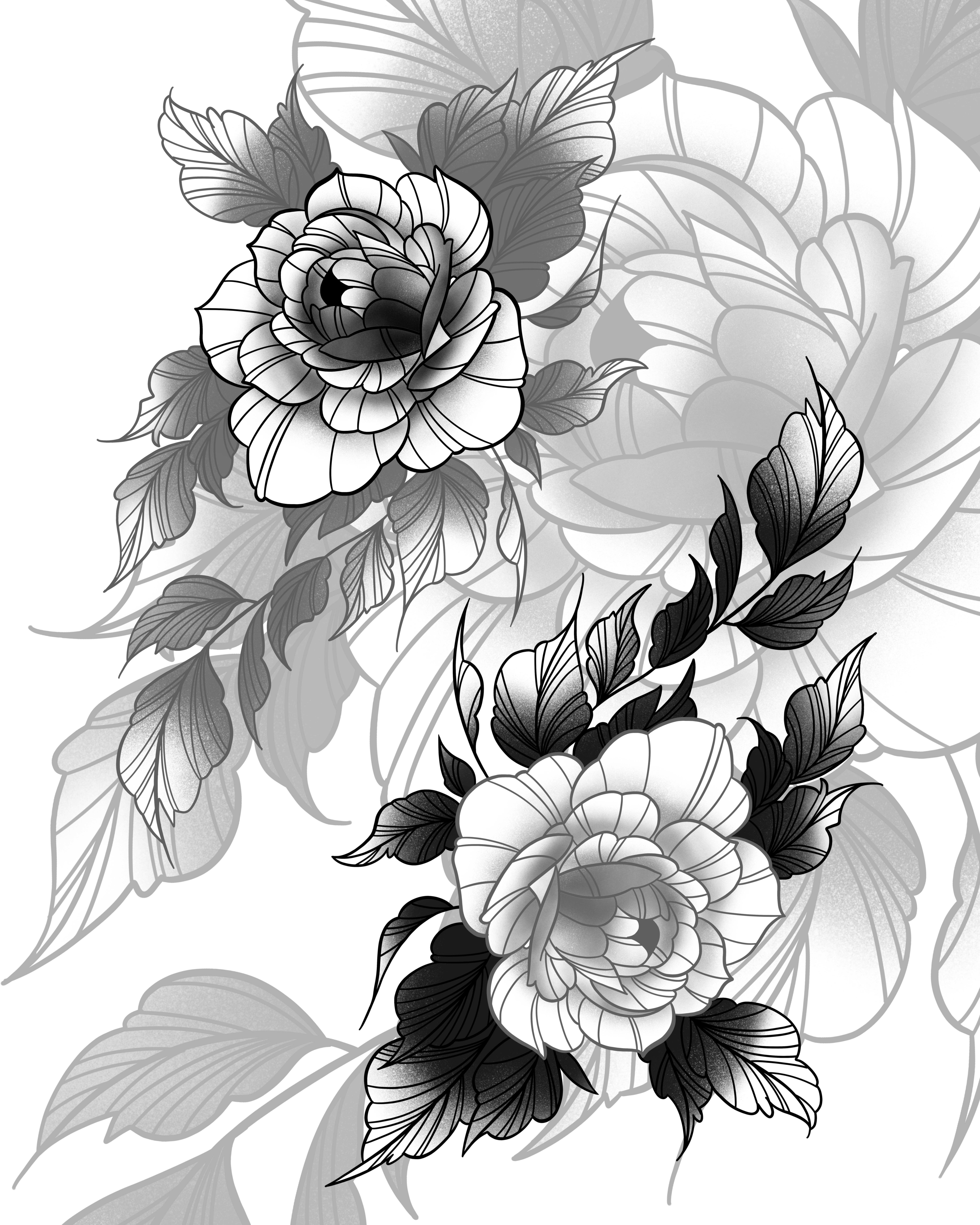 Monochrome Rose